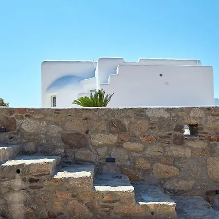 Villa Private Beachfront 30steps To Alemagou Beach Panormos (Mykonos)