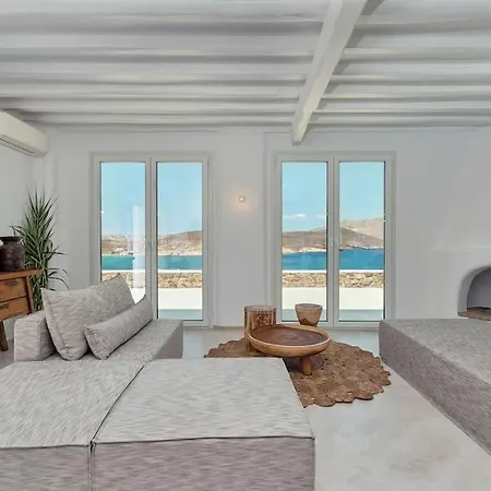 Private Beachfront 30steps To Alemagou Beach * Panormos (Mykonos)