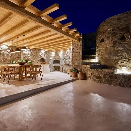 Private Beachfront 30steps To Alemagou Beach Panormos (Mykonos)