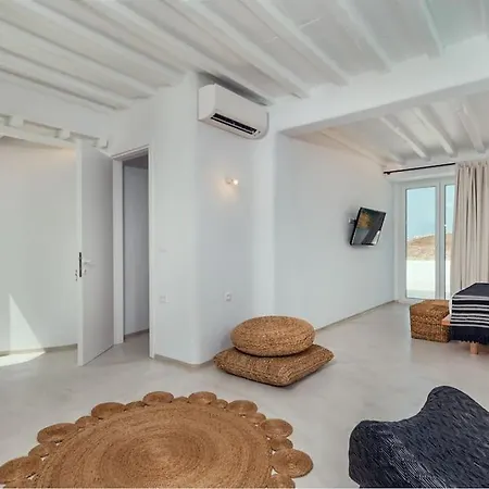 Vila Private Beachfront 30steps To Alemagou Beach Panormos (Mykonos)